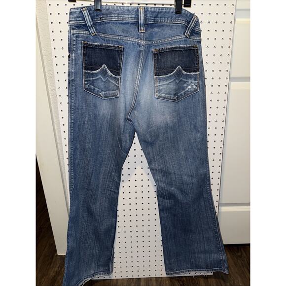 VTG 2001 Diesel Industry Italian Bootcut Low Rise Button Fly Mens 32x30 - Picture 2 of 9